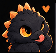 Mascote da Cookies Kaiju com fome